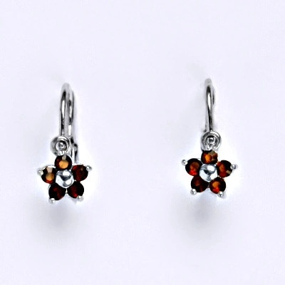 Čištín dětské zlaté s granát NK 1391