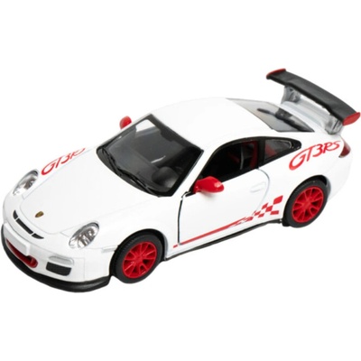 Метална количка Kinsmart - Porsche 911 GT3 RS 2010, 1: 36, бяла (55119)