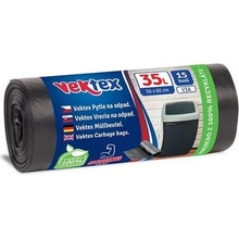 Vektex Pytle 35l 22µm 15ks černé