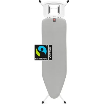 Brabantia Маса за гладене Brabantia B 124x38cm с масивна поставка за ютия, Metallised (1009441)