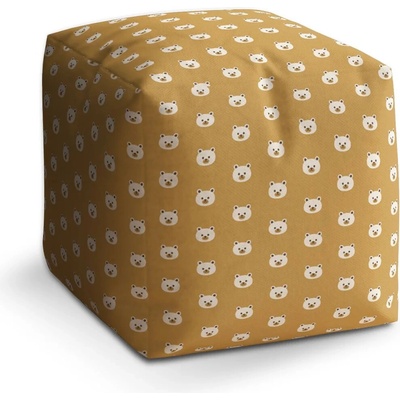 Sablio Taburet Cube Roztomilí medvídci - 60x60x60 cm