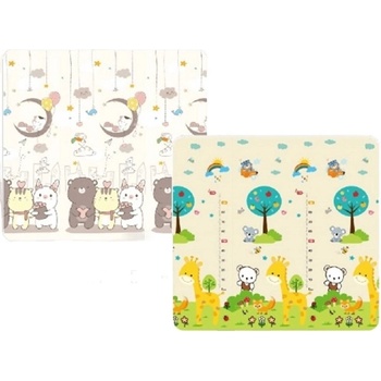 Image 1 of Sonne Двустранно килимче за игра Sonne - Жирафчо/Мечо, 180 х 200 х 1 cm (Sonne337)