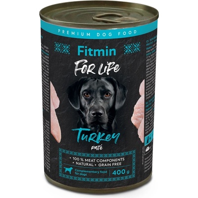Dibaq Fitmin For Life Консервирано пуешко за кучета 400 g