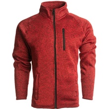 Burnside Pánska fleecová mikina BU3901 Heather Red