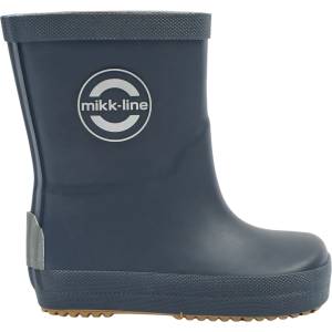 Mikk-Line Детски гумени ботуши Mikk-Line Kid's Wellies Solid Barefoot Wellington boots - Blue Nights - размер 19 (EU) (731-0302-0111)
