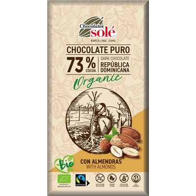 Solé Horká čokoláda bio mandle 150 g
