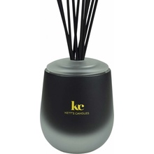 Kett´s Candles Cool Citrus Basil Luxusní vonný difuzér z českého skla víčko + tělo difuzéru + 15 stébel + 150 ml náplně