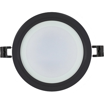 UltraLux Led СТЪКЛЕН ПАНЕЛ ЗА ВГРАЖДАНЕ, КРЪГ, 12w, 4200k, 220-240v ac, ip44, (lprg1242bl)