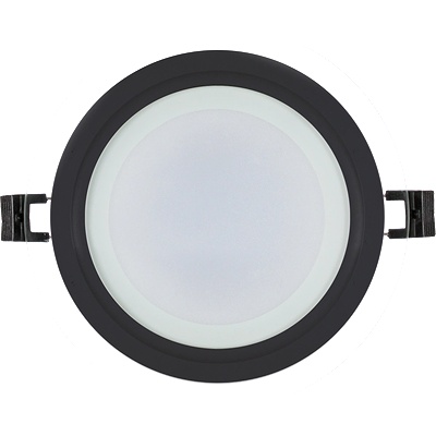 UltraLux Led СТЪКЛЕН ПАНЕЛ ЗА ВГРАЖДАНЕ, КРЪГ, 12w, 4200k, 220-240v ac, ip44, (lprg1242bl)