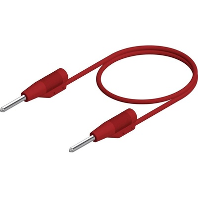 2 mm test lead, on both sides stackable plugs, 50 cm