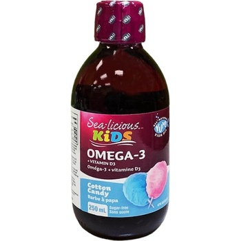 Image 1 of Natural Factors Sea-Licious® Kids Omega-3 1500 mg | + Vitamin D3 400 IU [250 мл]