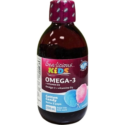 Natural Factors Sea-Licious® Kids Omega-3 1500 mg | + Vitamin D3 400 IU [250 мл]