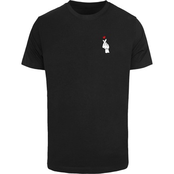 Mister Tee Тениска Love Sign Tee 2.0 black XXLUB-MT2826-00007 - Тъмносив, размер XS