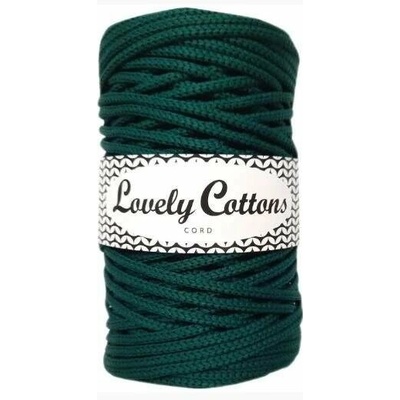 Polyesterová šňůra Lovely Cottons 5mm - Lahvově zelená