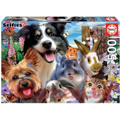 Educa Пъзел educa 19250 - 500 части - Забавно селфи (edu19250)