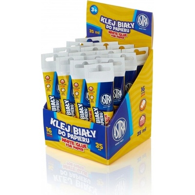 ASTRA Polotekuté biele lepidlo na papier 35ml