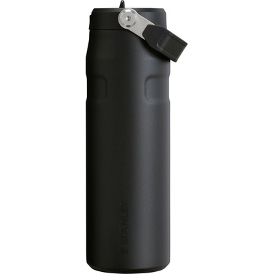 STANLEY 1913 Flip Straw drinking bottle with straw 0.7L - thermal mug cools for 10 hours - ice cold for 3 days - BPA-free - leak-proof - for cup holders - dishwasher safe - black - 10-11283-143