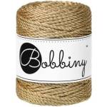 Bobbiny 3PLY Macramé Rope 3 mm 50 m Satin Gold юта (TS-E097)