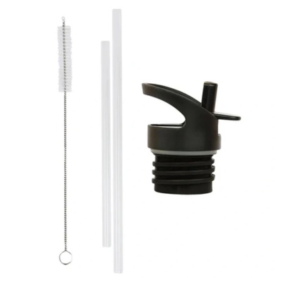 A little lovely company: Бутилка от неръждаема стомана със сламка: Blossoms Pink - 350мл (DBSSBP58+DBSSRE84)