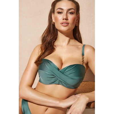 Astratex Горнище на бански костюм Sateen Green Push-Up (ATX319G)