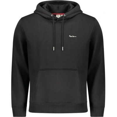 PEPE JEANS sportovní mikina bez zipu Black