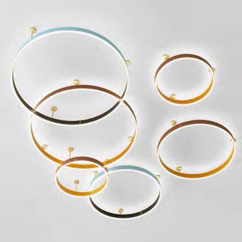 ELMARK Prestige led ПЕНДЕЛ 327w 3000k КОЖА, МНОГОЦВЕТЕН (955prestige32730mc)