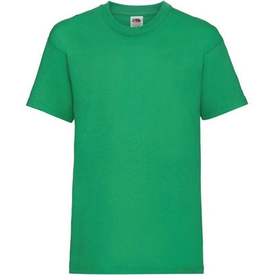 Fruit of the Loom dětské tričko kids Valueweight T Kelly Green