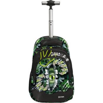 Graffiti Ученическа раница с колелца Graffiti Xscape - Dino (259256)