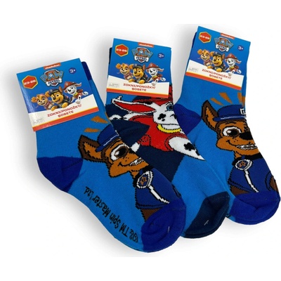 Chlapčenské vysoké ponožky Paw Patrol Modrá