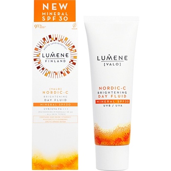 Lumene Защитен озаряващ крем с минерален филтър SPF 30 Lumene NORDIC-C Valo
