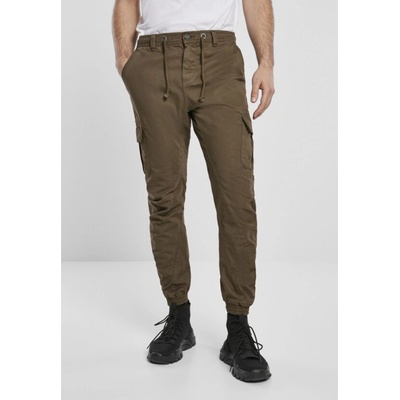 Nohavice Urban Classics Cargo Jogging hnedé