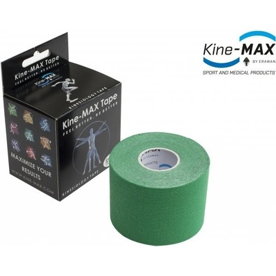 KineMAX Kinesiologický tejp MAX Tape Classic zelený 5 x 5 cm