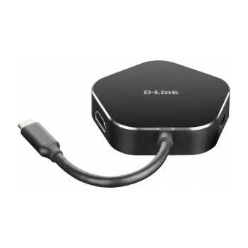 D-Link Гнездо с 3 USB порта D-Link DUB-M420 Черен/Сив Черен/Сребрист 60 W