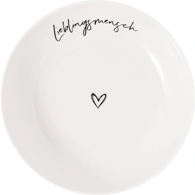 Villeroy & Boch Hluboký talíř Statement Lieblingsmensch 18,7 cm 10-1621-6501
