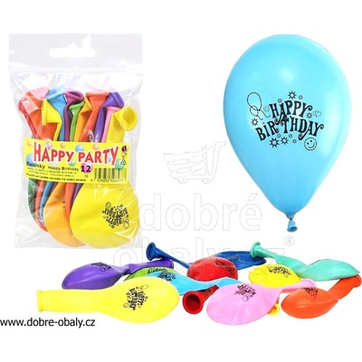 balónky HAPPY BIRTHDAY