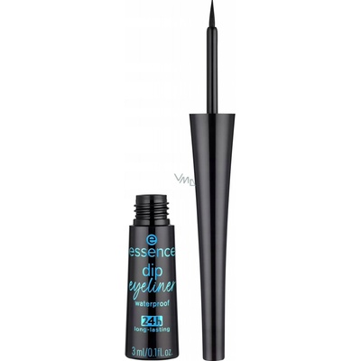 Essence Dip Eyeliner Waterproof voděodolné a dlouhotrvající oční linky 01 Black 3 ml