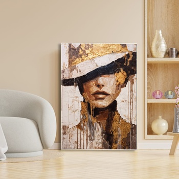 Decono Картина Дамата с Шапка