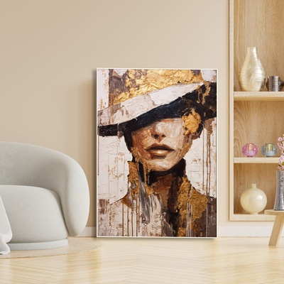 Decono Картина Дамата с Шапка