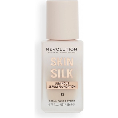 Revolution Skin Silk Serum Foundation F3 make-up 23 ml