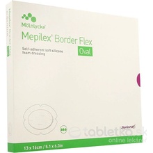Mepilex Krytí Border Flex 13 x 16 cm 5 ks