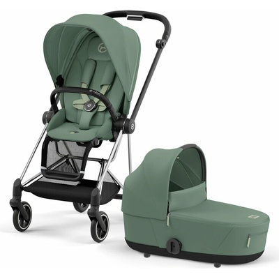 CYBEX kombinovaný Mios 3.0 Chrome Black Leaf Green Platinum 2023