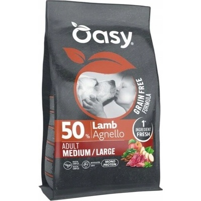 Oasy One Protein Adult Medium & Large Jahňacie Monoproteínové 10 kg