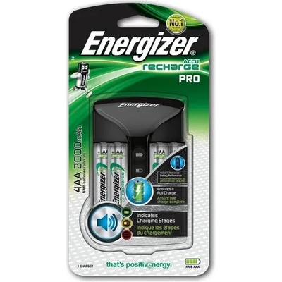 Energizer ЗАРЯДНО УСТРОЙСТВО ЗА 4 БРОЯ БАТЕРИИ АА enr pro char eu bp + 4aa energizer (e300696606)