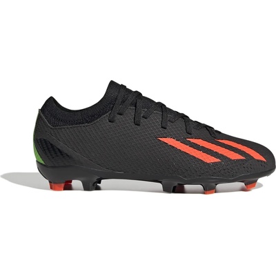 adidas Детски футболни бутонки Adidas X Speedflow. 3 Childrens FG Football Boots - Black/Red/Grn