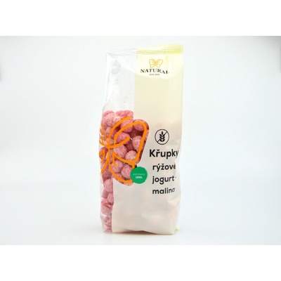 Natural Jihlava Křupky ryžové jogurt malina 140 g