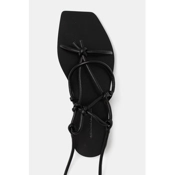 Rick Owens Lilies Кожени сандали Rick Owens Lilies Penta в черно LI01E4808 (LI01E4808.LLP.09)