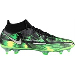 Nike Phantom gt2 elite dynamic fit fg черно, зелено, сребърно 45.5 (dm0731-003)