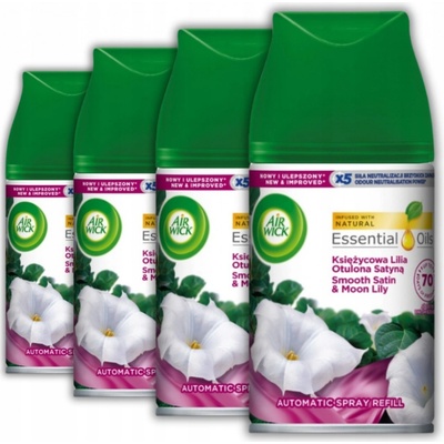 Air Wick Mesačná ľalia obklopená saténom Zásoba / náplň 4 x 250 ml