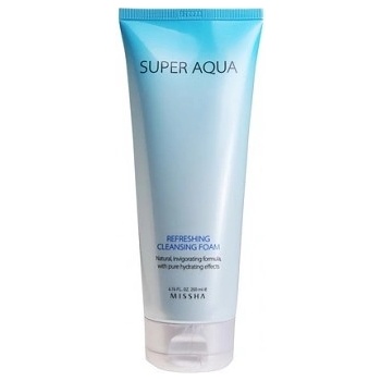 Missha Super Aqua Refreshing Cleansing Foam čistící osvěžující pěna 200 ml