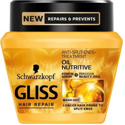 Schwarzkopf Oil Nutritive Маска с подхранващи масла за цъфтяща коса 300мл